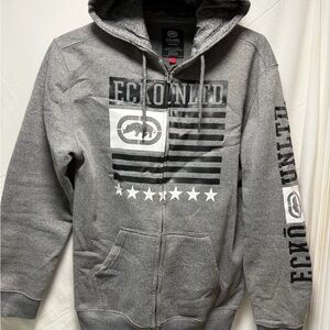 Ecko Unlimited Gray Hoodie Jacket